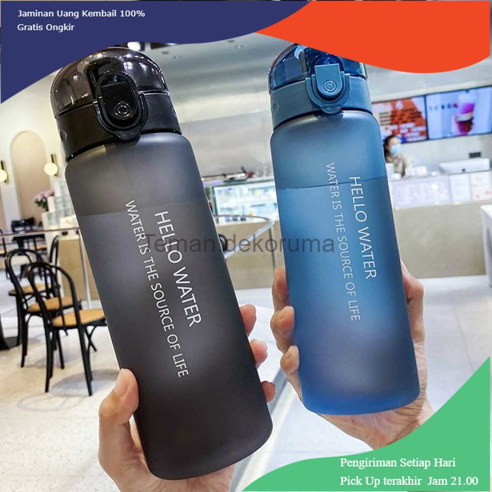 TD - DPR POHAN Botol Minum Plastik Frosted Sports Water Bottle 780 ml - ME78