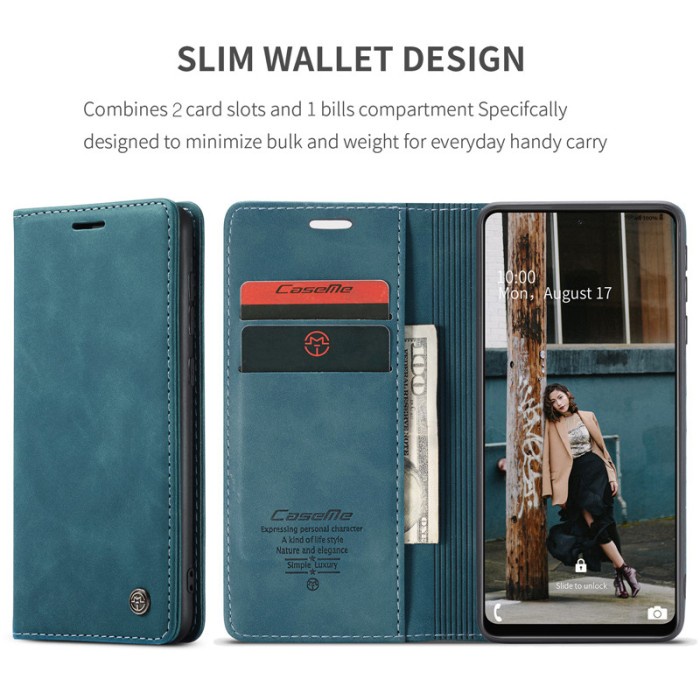 013 Flip Cover Vivo V25 Flip Case CaseMe Wallet Leather Sarung Dompet Kulit