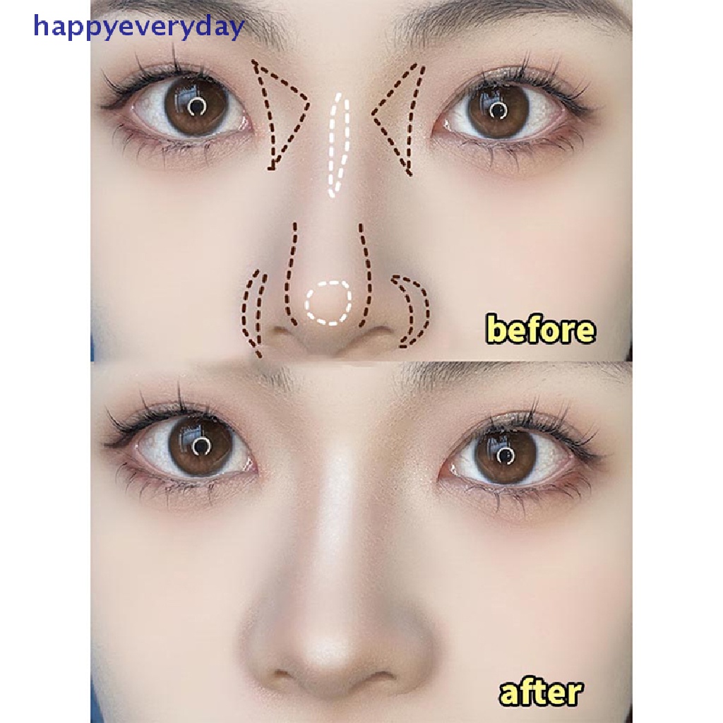 [happy] 1pcs Kuas Hidung Bayangan Brush Makeup Kontur Siku Alat Makeup Wajah [ID]