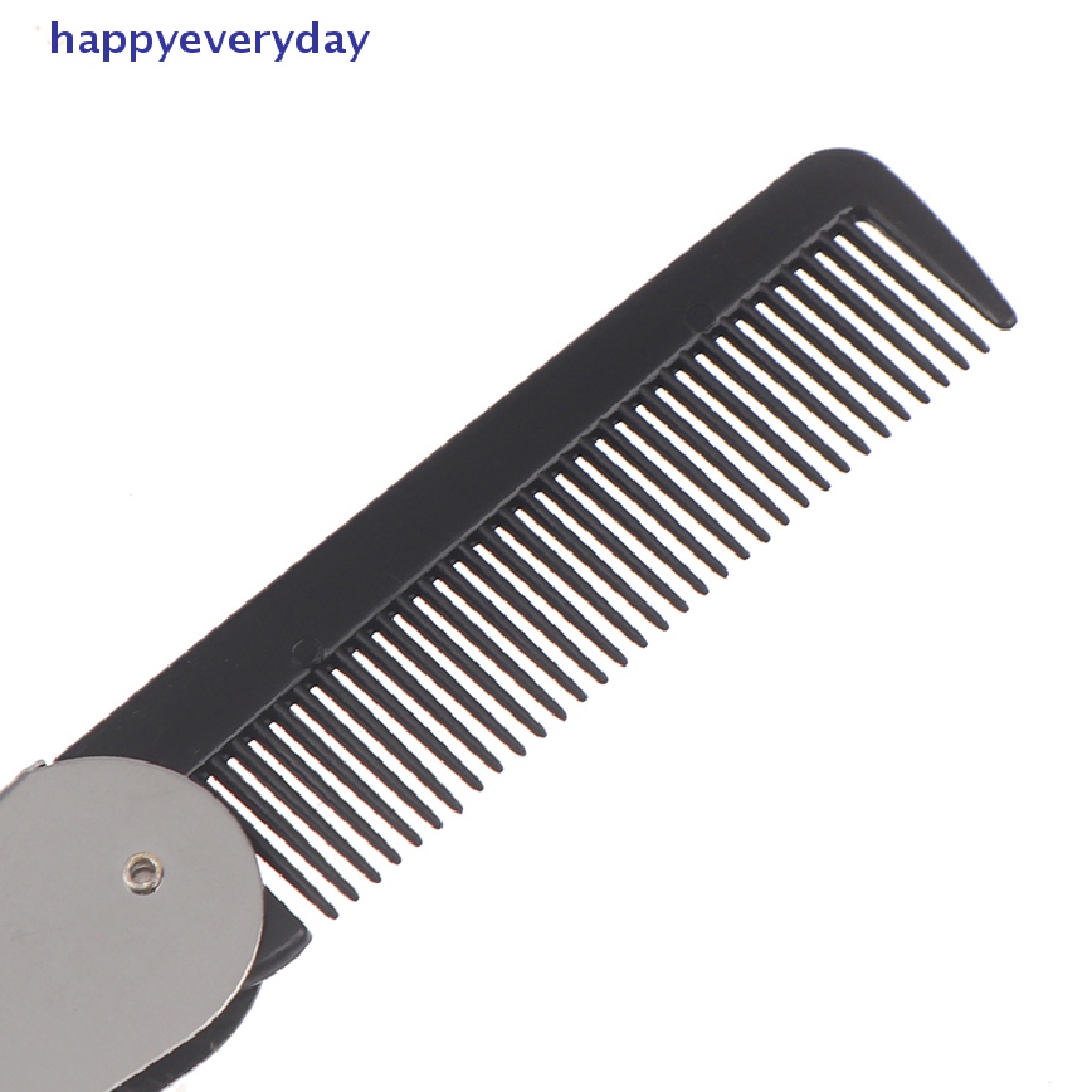 [happy] Sikat Sisir Rambut Portable Foldable Massage Hair Comb Alat Penata Rambut Lipat [ID]