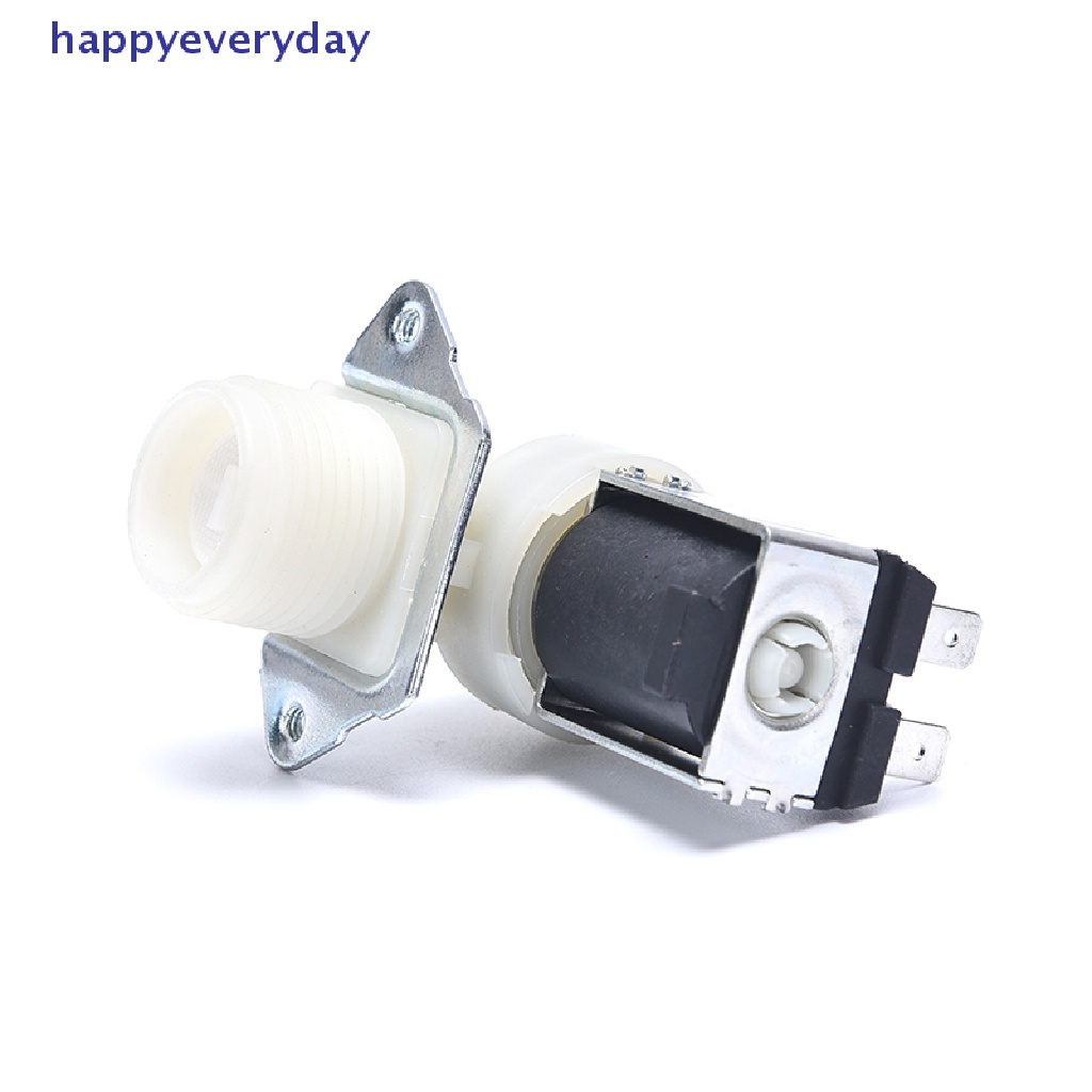 [happy] Dc12v 24V AC220V Katup Pembuangan Air Plastik Solenoid Masuk Air Listrik [ID]