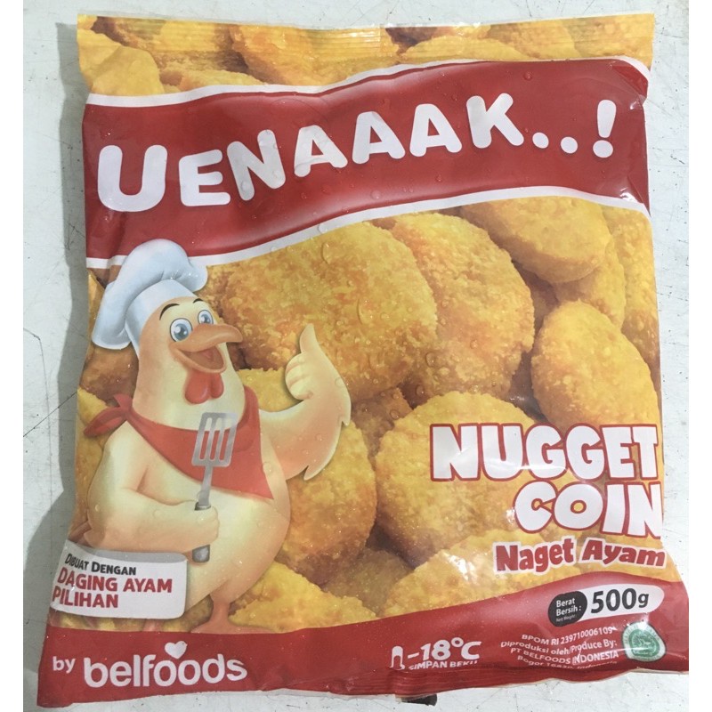 

GHANI FF !! NAGET BELLFOOD UENAK 500gr