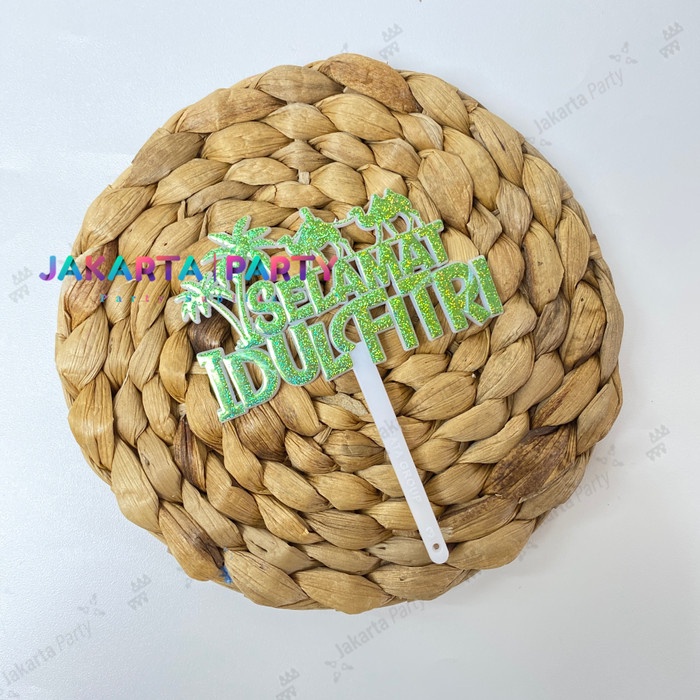 Cake Topper Idul Fitri #4 / Topper Cake / Hiasan Kue Lebaran