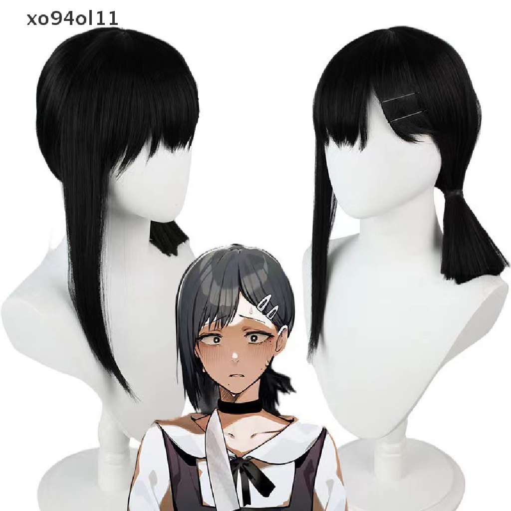 Xo Anime Chain Man Higashiyama Kobeni Cosplay Wig Tahan Panas Rambut Sintetis Pesta Bermain Peran Wig OL