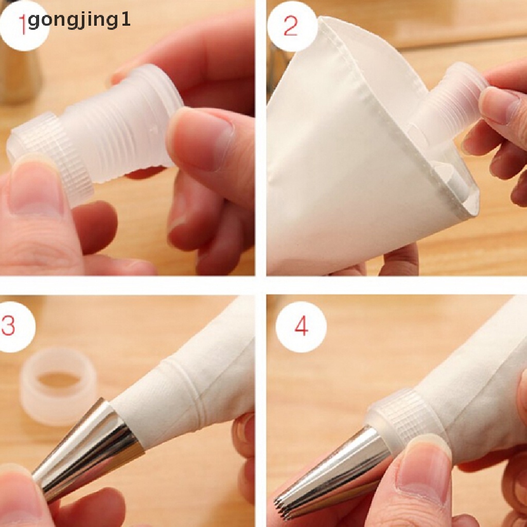 Ggg 6Pcs New Icing Piping Nozzle Kue Decorag Sugarcraft Pastry Tips Alat Set ID