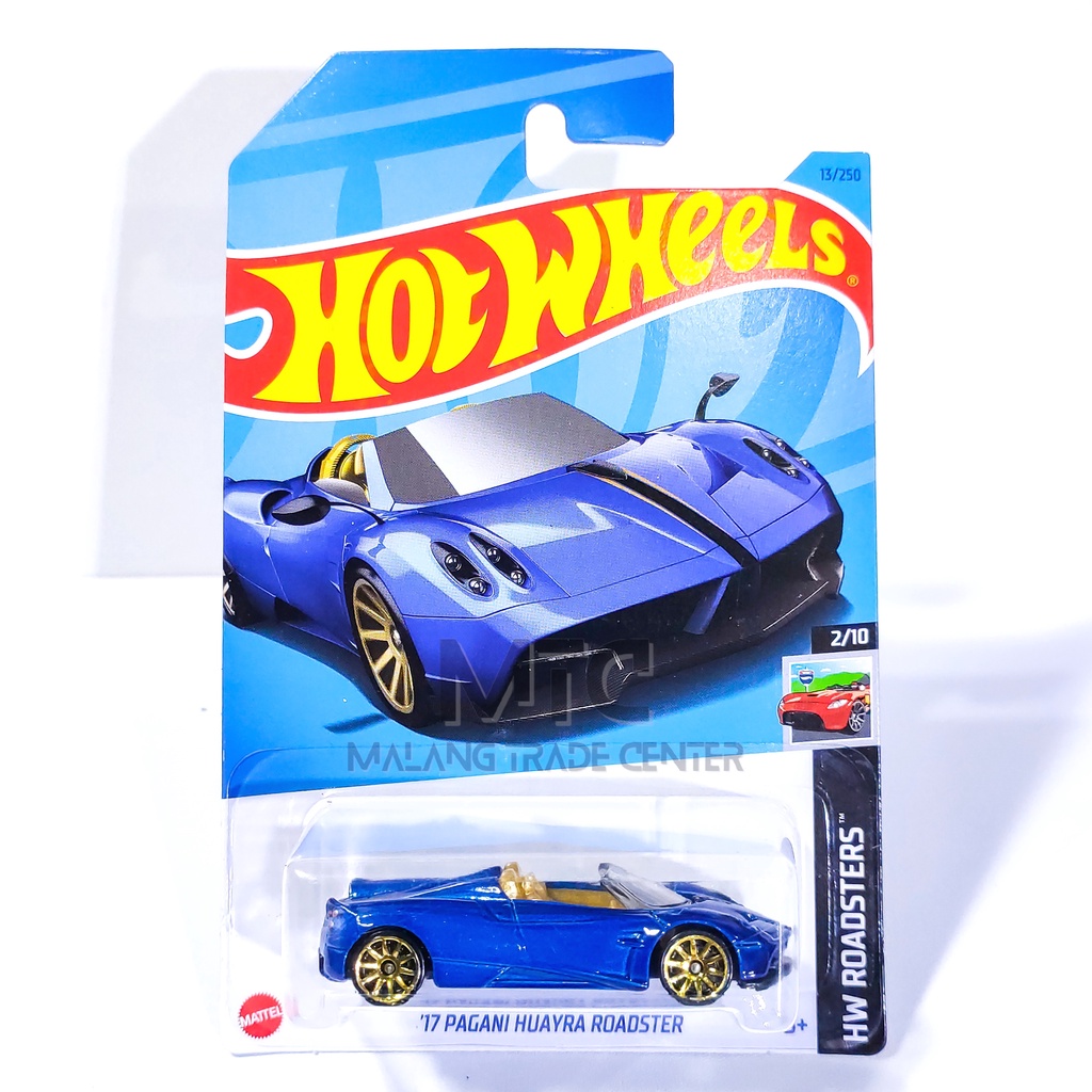 Hot Wheels 17 Pagani Huayra Blue F 2023