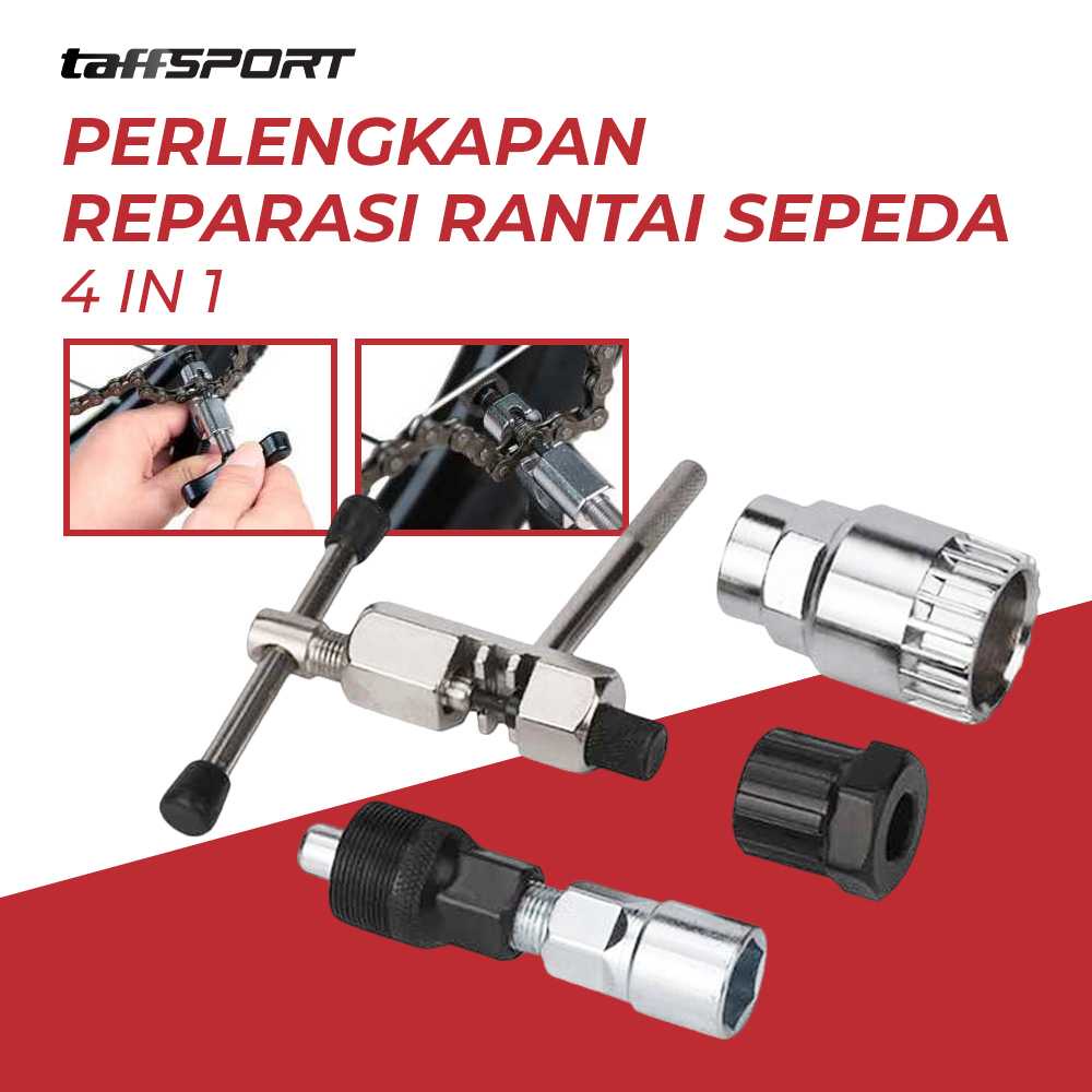 Perlengkapan Reparasi Rantai Sepeda 4 in 1 Chain Socket Tool - BT2919