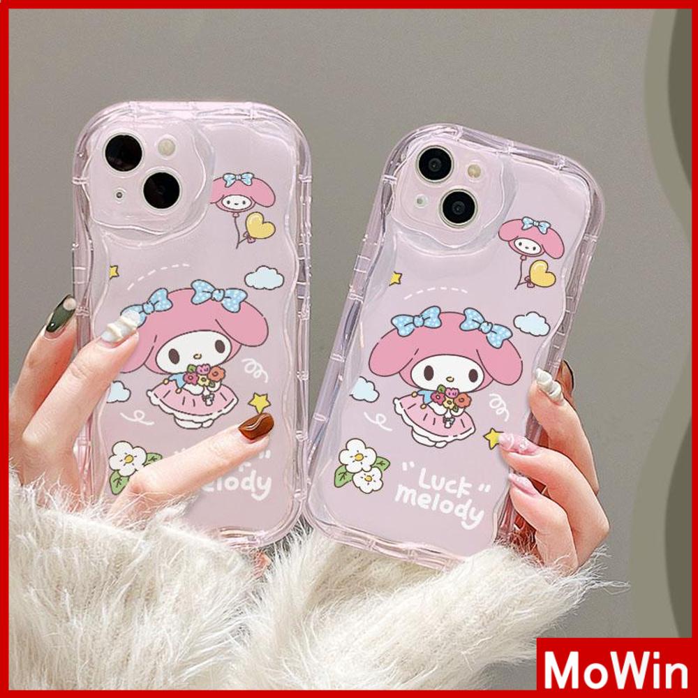 For iPhone 14 Pro Max iPhone Case 3D Curved Edge Wave Clear Case TPU Airbag Shockproof Camera Cover Cute Cartoon Compatible with iPhone 13 Pro max 12 Pro Max 11 xr xs max 7 Plus 8