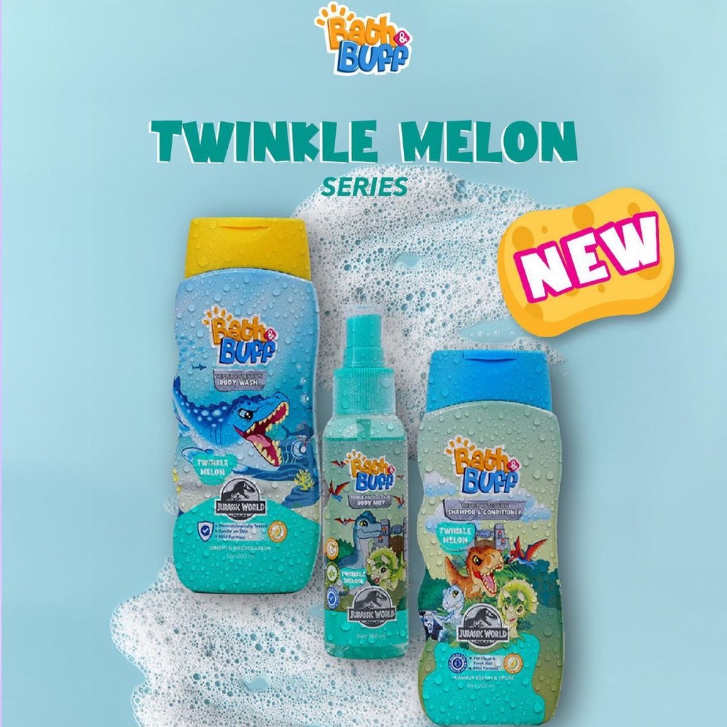 ★ BB ★ Bath and Buff Twinkle Melon SERIES | Body Wash Triple Protection - Shampoo &amp; Conditioner - Body Mist | Bath&amp;Buff