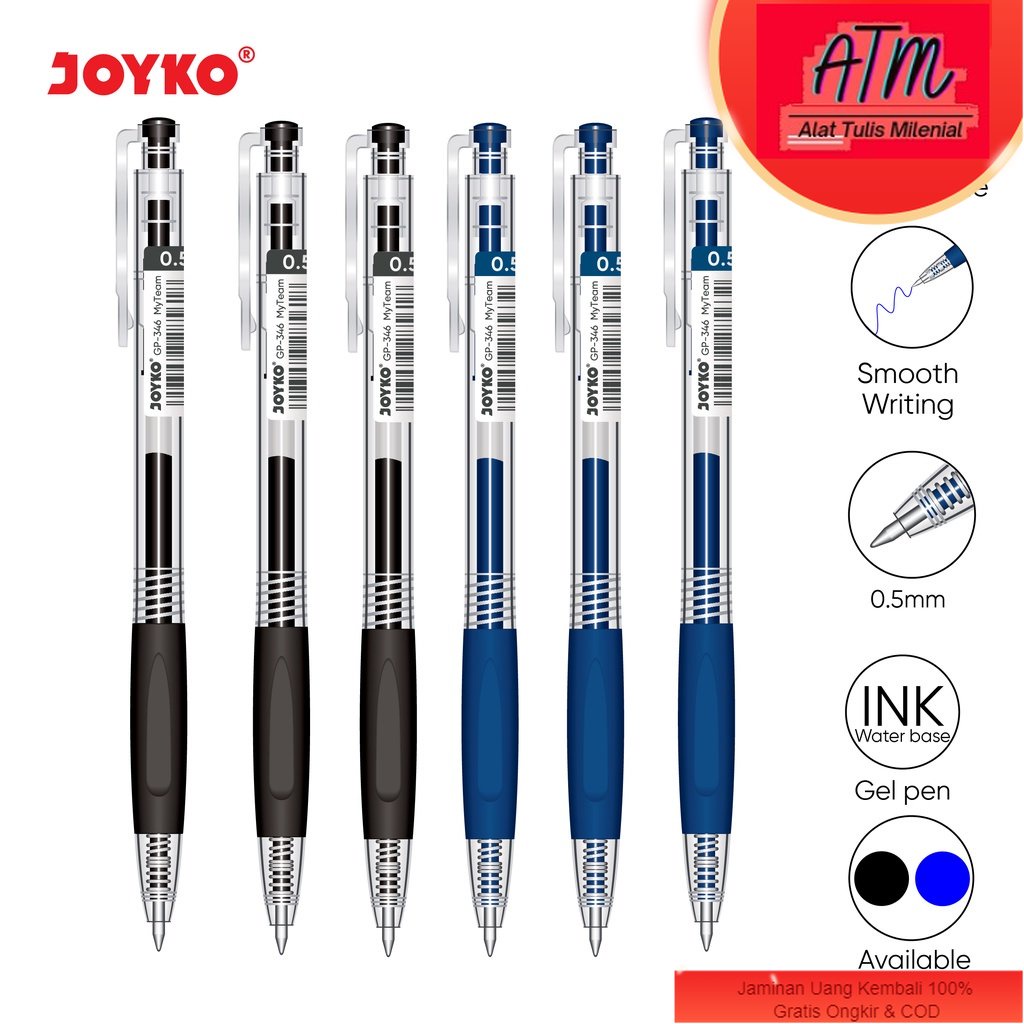 

Gel Pen Pulpen Pena Joyko GP-346 My Team 0.5 mm