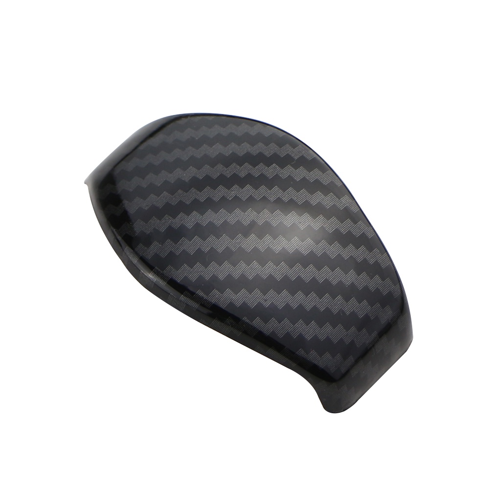 Serat Karbon Mobil Gear Shift Knob Cap Dekorasi Sticker Cover Trim Untuk Honda Civic 11th Gen 2021 2022 2023 Aksesoris