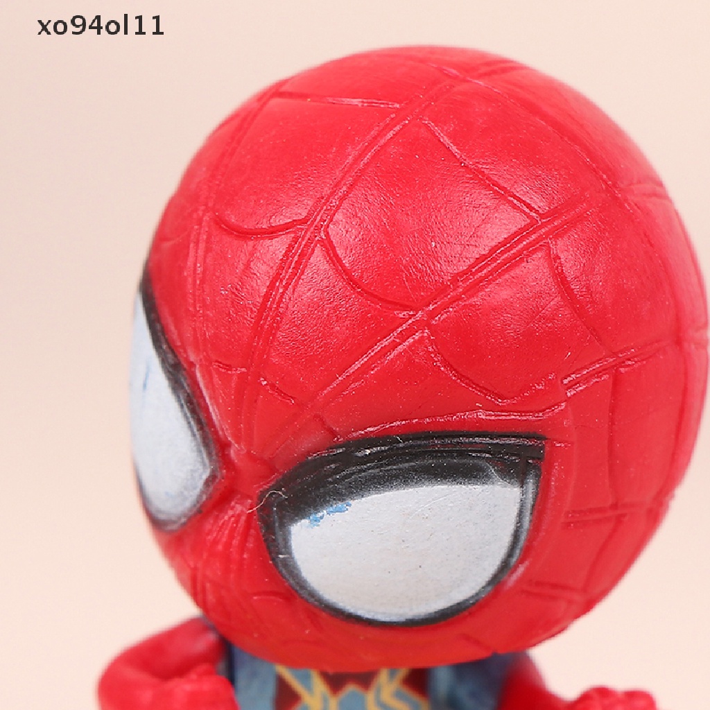 Xo Disney Marvel Avengers Spider Man 8pcs Koleksi Dekorasi Figurine Model Mainan OL