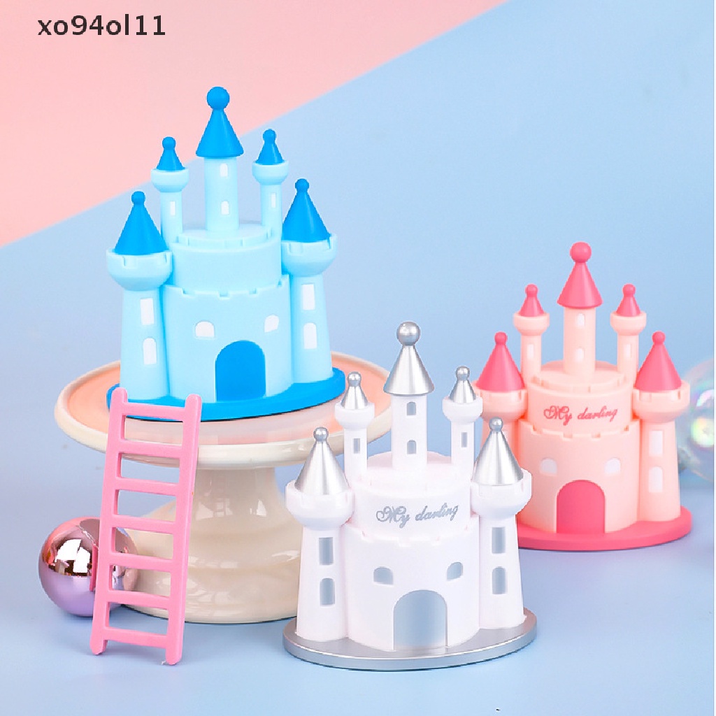 Xo Princess Prince Castle Happy Birthday Dekorasi Rumah Makan Baking Cupcake Cake Topper Kue Bendera Acara Pary Perlengkapan Cinta Hadiah OL