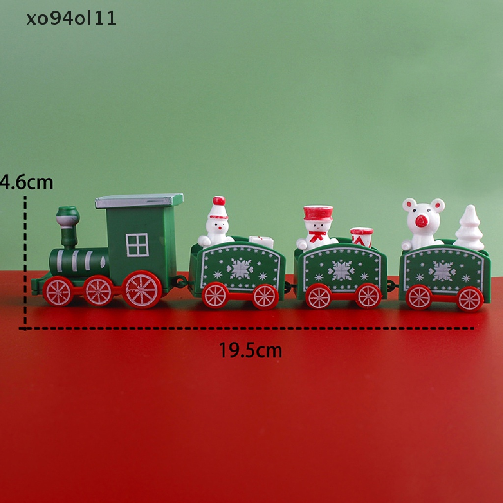 Xo 1Pc Hiasan Kue Kereta Natal Plastik2023Hiasan Natal Xmas Gift OL