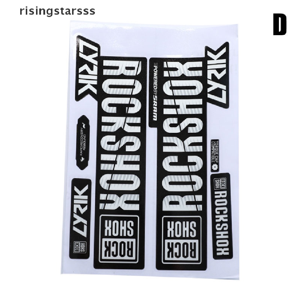 Rsid Span-new Stiker Garpu Depan Sepeda Gunung Front Shock Absorber Change Sticker Anti Air Jelly