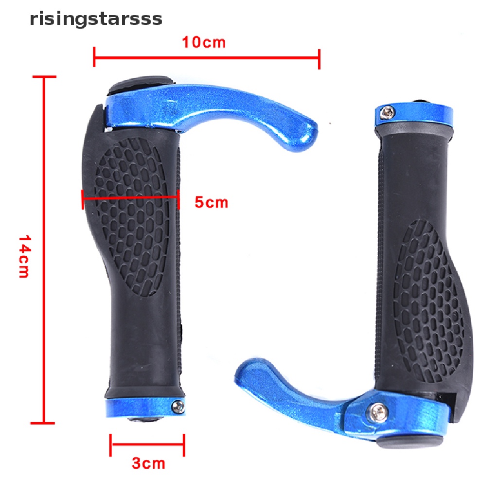 Rsid Span-new Carbon Stang Bersepeda Sepeda Gunung Lock-on Stang Cover Handle Bar End  Sepatu Jelly