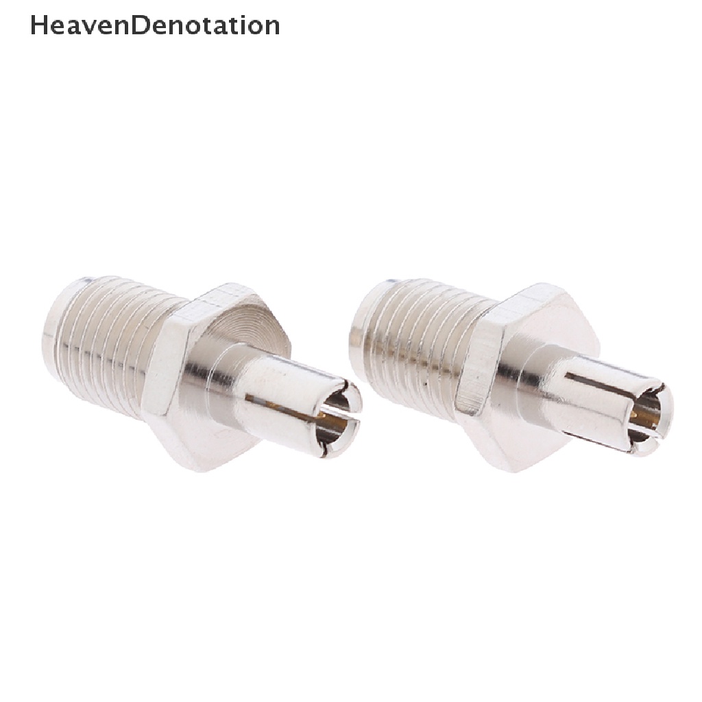 [HeavenDenotation] 2pcs Jack SMA Female Ke TS9 Male Plug RF Coaxial Adapter Konektor HDV