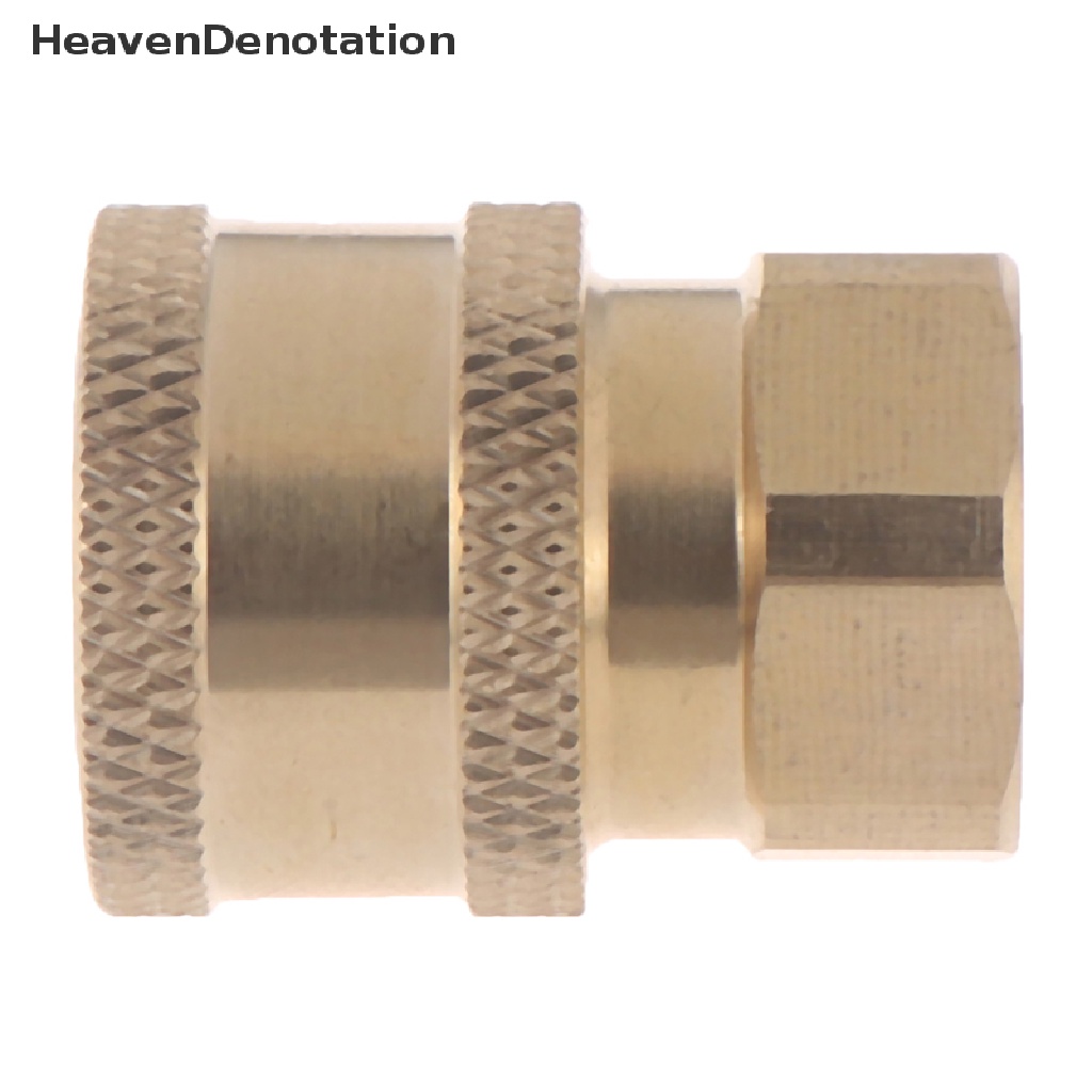 [HeavenDenotation] 1pc 1per4 &quot;Female NPT Kuningan Quick Connect Coupler Tool Untuk Pressure Washer HDV