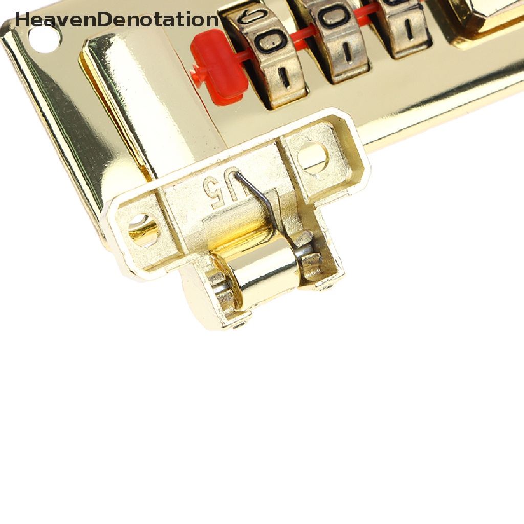 [HeavenDenotation] Password Lock Latch Silver Coded Lock Retro Vintage Kotak Perhiasan Gift Case HDV