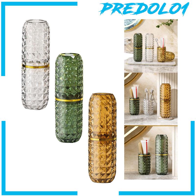 [Predolo1] Travel Toothbrush Case Tempat Odol Kamar Mandi Fashion Cangkir Cuci Tahan Debu