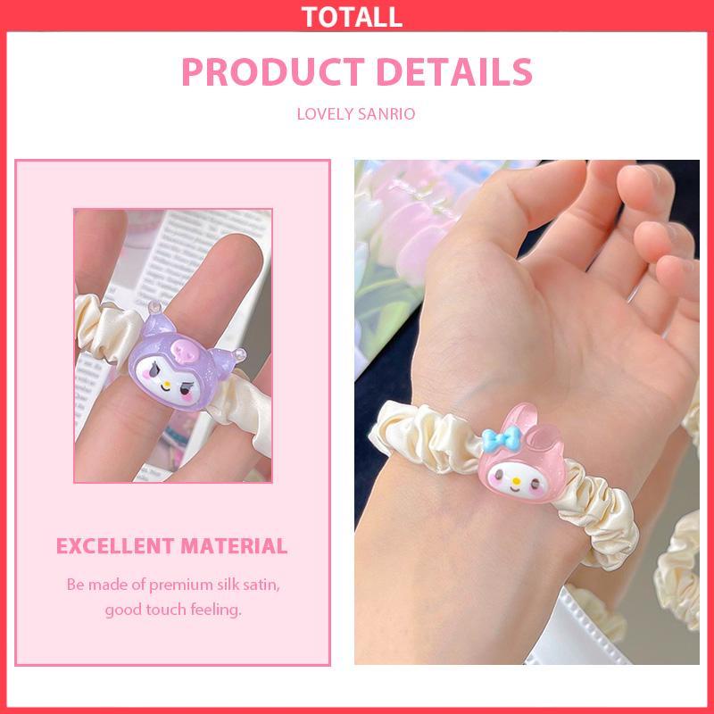 COD 1 Pc Kunciran Karet Gelang Sanrio Kulomi Lucu-Totall