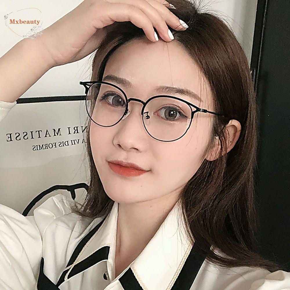 Mxbeauty Cat Eye Spectacles Kacamata Baca Fashion Wanita Anti Blue Light Pria Eyeglasses Optical Glasses