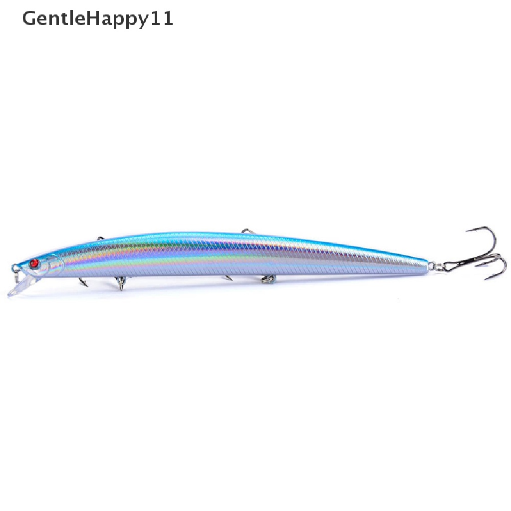 Gentlehappy 18cm 24g Besar Panjang Ikan Kecil Laut Memancing Umpan 3D Mata Kail Kuat Umpan id