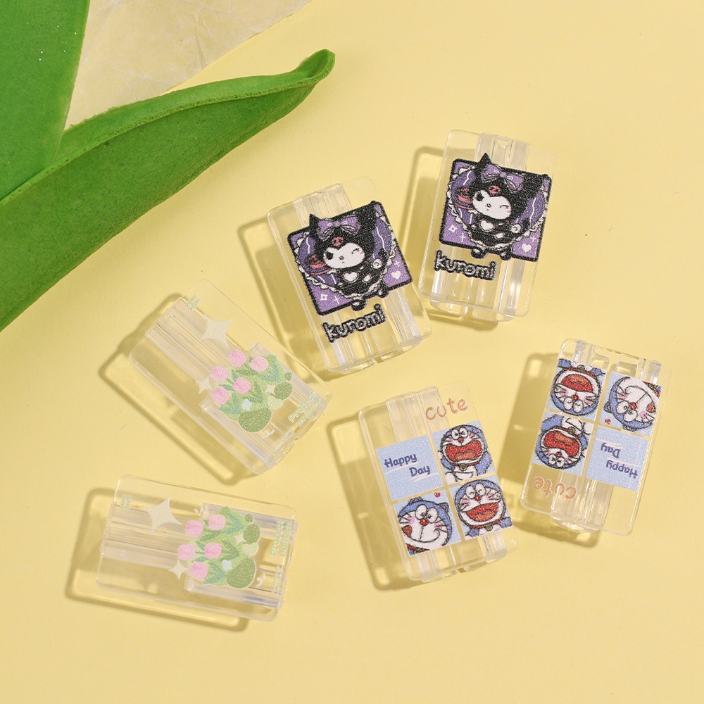 Kartun Lucu Tulip TPU Set Pelindung Kayu Manis Kuromi Doraemon Charger Pelindung Case Dengan Charging Cable Clip Cable Organiser Winder Kompatibel Untuk iPhone Adaptor 18W 20W