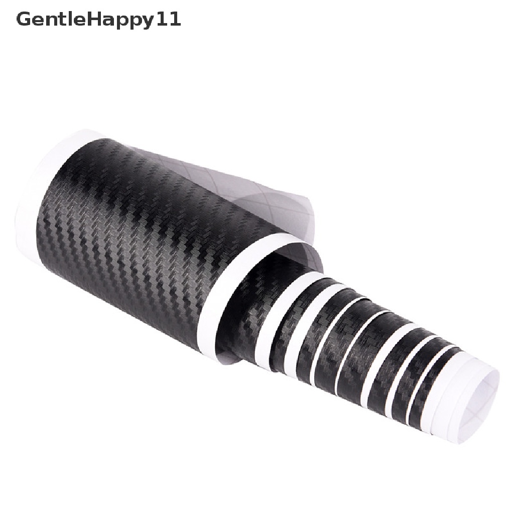 Gentlehappy Waterproof Carbon Fiber Stiker Bumper Belakang Trim Protector id