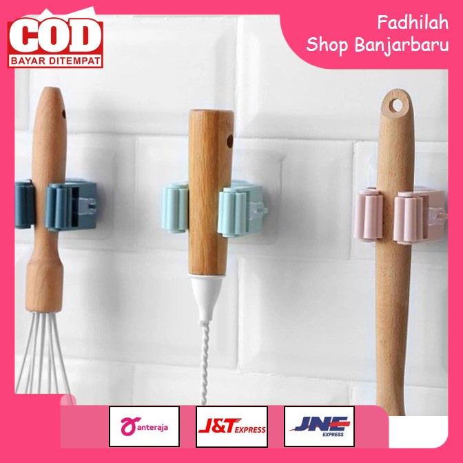 GANTUNGAN SAPU DAN PEL MOP SUCTION HANGER / GANTUNGAN TEMPEL SAPU DAN PEL / GANTUNGAN HOK | FADHILAH SHOP BJB