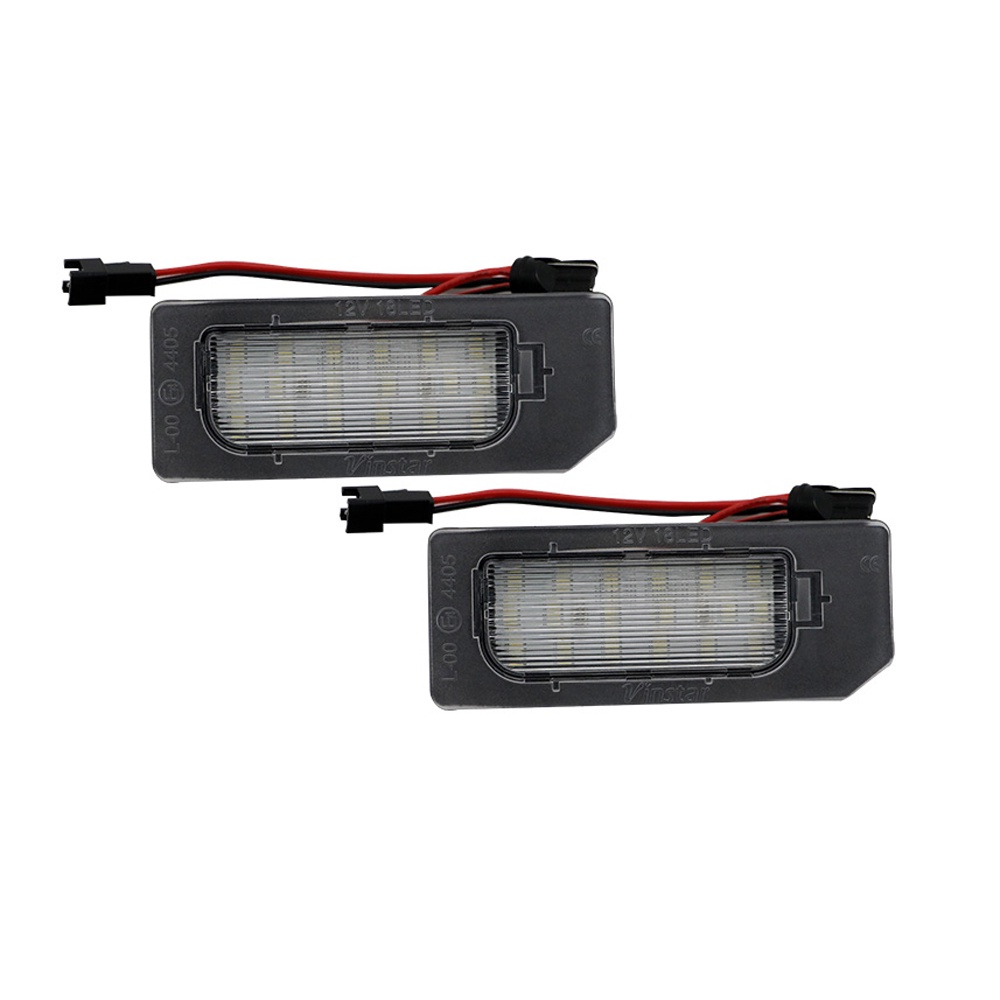 2pcs Lampu Plat Nomor Plat LED Putih Lampu Untuk Mitsubishi ASX 2011-2020