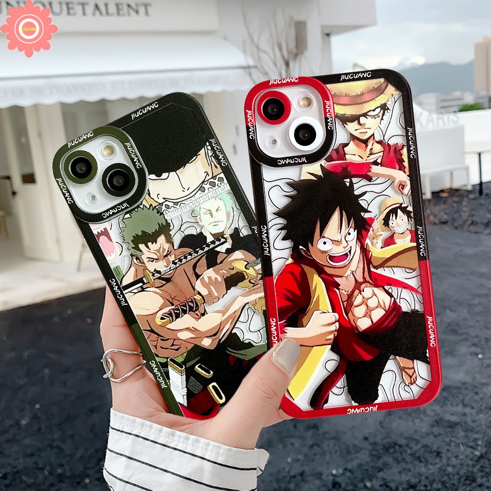 Case Untuk Infinix 12pro Hot8 11s 10s Nfc 10 Lite 12i 20 20s Smart6 4 5 Plus Hot 11s 11 9 10 12 Play Note 10 11 12 Pro 12 2023 Ganteng Zoro Luffy Anime Kartun One Piece Sarung Soft Case