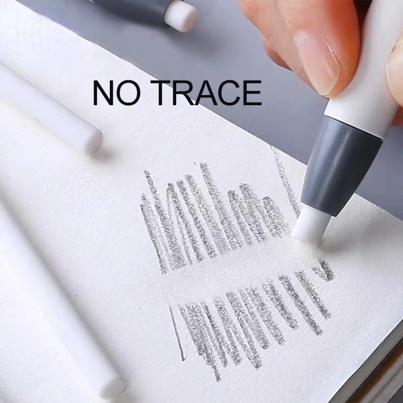 [Unggulan] Tulisan Perlengkapan Siswa Sekolah Alat Tulis Tekan Ditarik Pensil Eraser Karet Kartun Eraser Pensil Alat Koreksi Perlengkapan Koreksi Pensil Karet