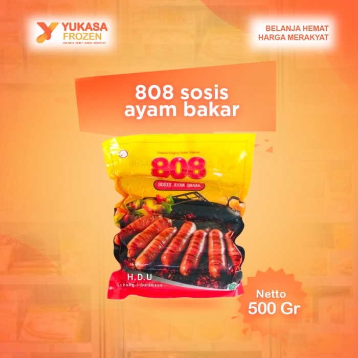 

808 Sosis Ayam Bakar 500gr