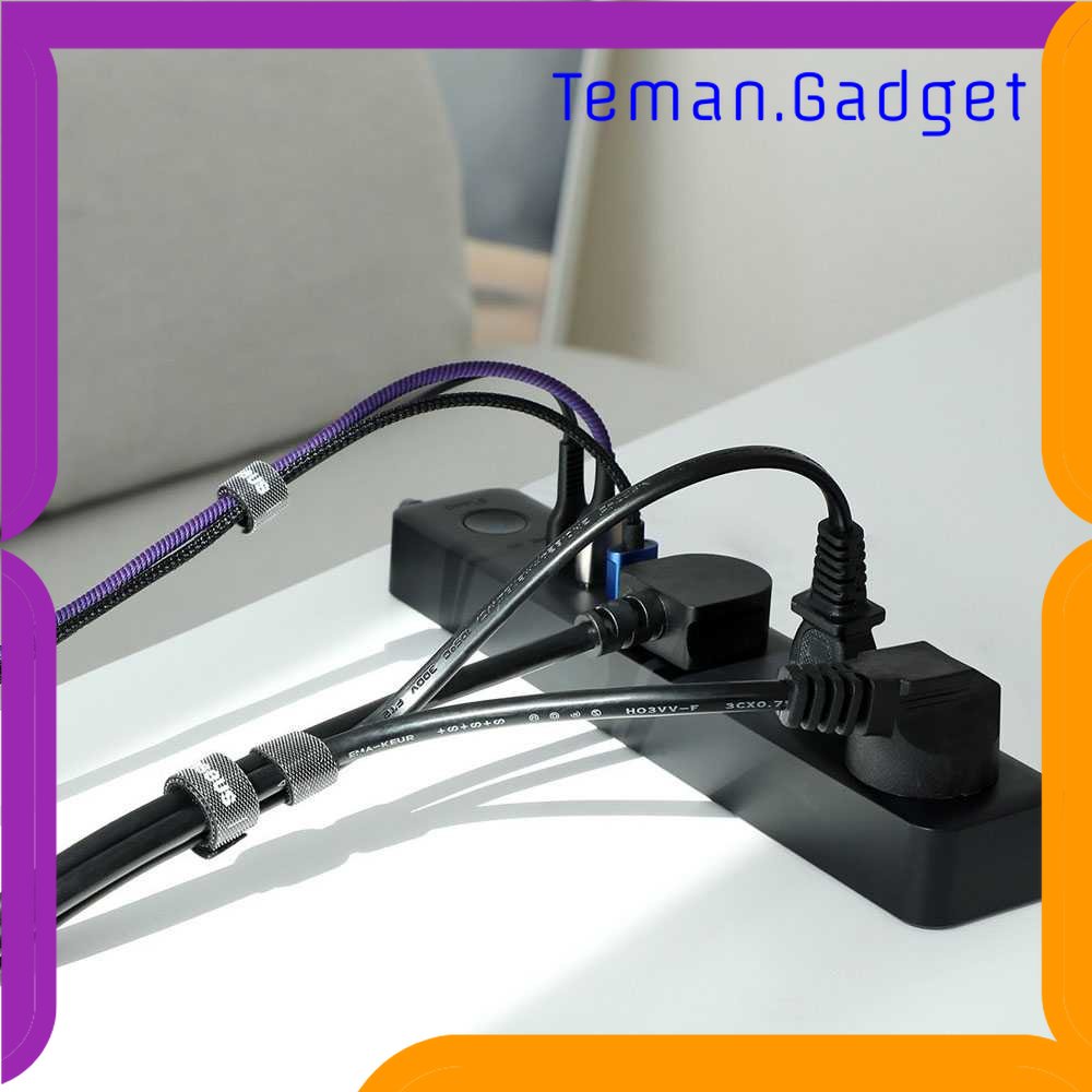TG - ATK Baseus Cable Management Velcro Strap 1 Meter x 14 mm - ACMGT-E01