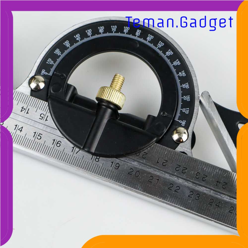 TG - ATK SILVERLINE 3 in 1 Penggaris Multifungsi Adjustable Angle 30cm - 991857