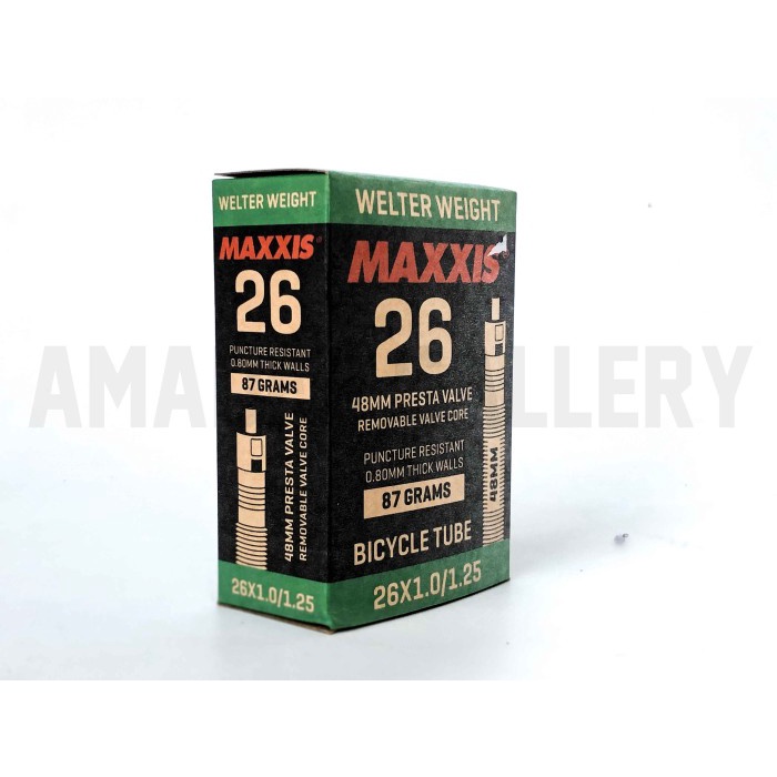 BAN DALAM MAXXIS 26 X 1.00 - 1.25 FV 48MM 1.05 1.10 1.15 1.20 1.25 ORI