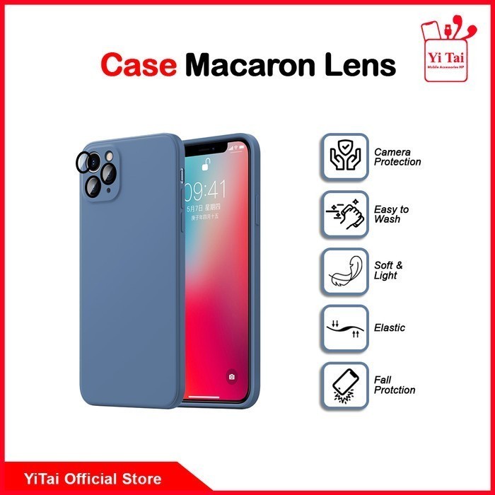 YITAI YC35 Case Macaron Lens Oppo A16 A16K A16E A17 A17K A52 A92