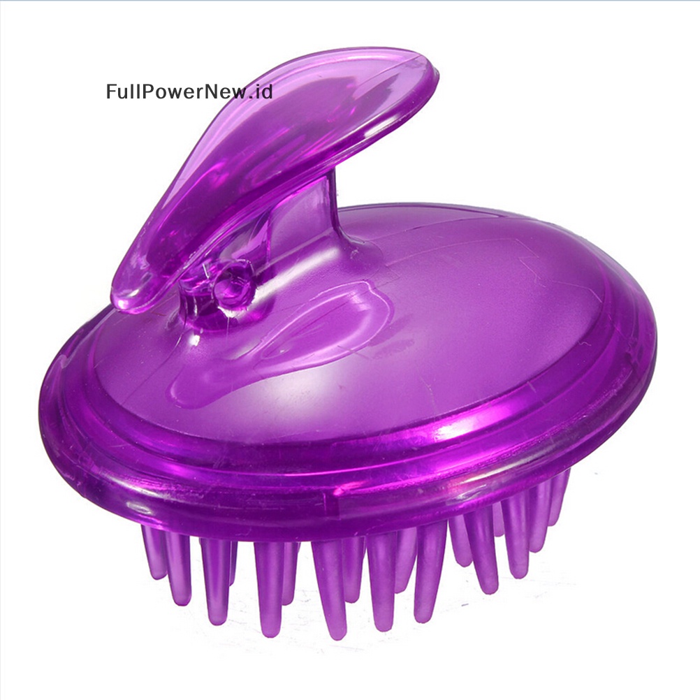 Power Silicone Shampoo Scalp Shower Cuci Tubuh Pijat Rambut Massage Brush Comb ID