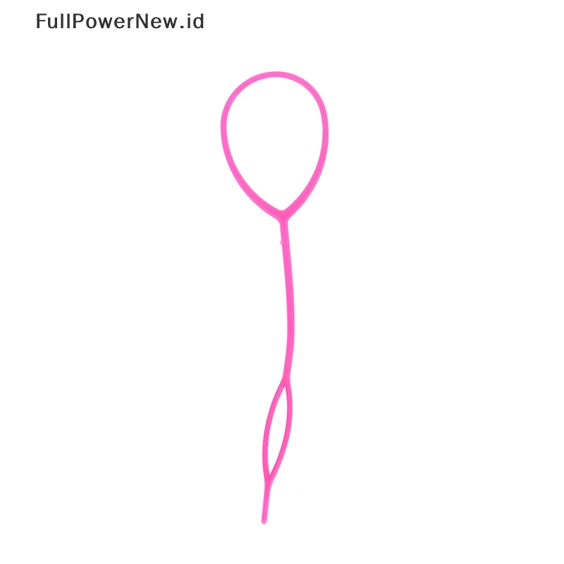 Power 4Pcs/set Kepang Alat Loop Elastis Rambut Pita Ekor Sisir Logam Pin Mengepang Sisir ID