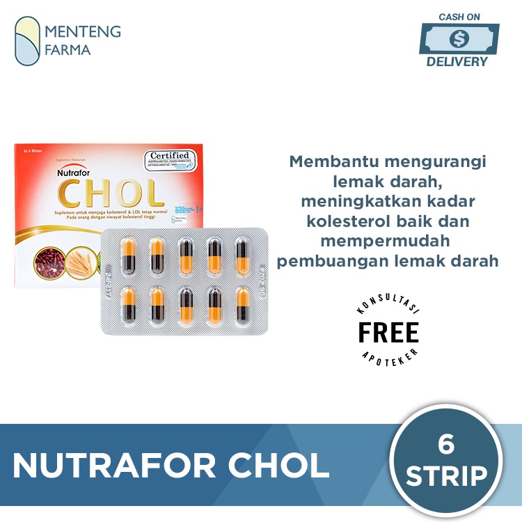 Nutrafor CHOL - Suplemen Penurun Lemak Darah