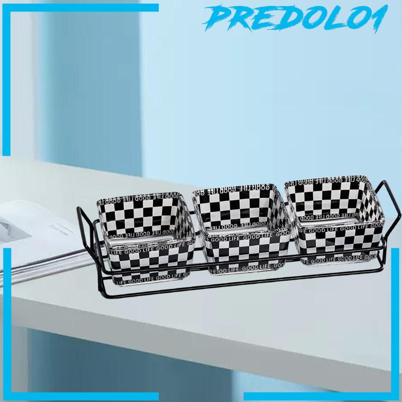 [Predolo1] Divided Serving Dishes Tray Piring Saji Sekat Untuk Buah Dapur