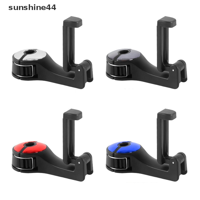 Sunshine 2in1 Car Gadget Car Back Seat Hanger Hook Organizer Pengait Sandaran Kepala Mobil Holder ID