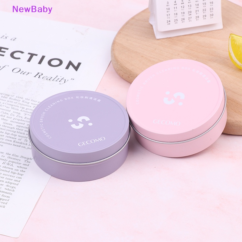 Newbaby Makeup Brush Cleaner Sponge Eyeshadow Spons Pembersih Make Up Brushes Cleaner ID