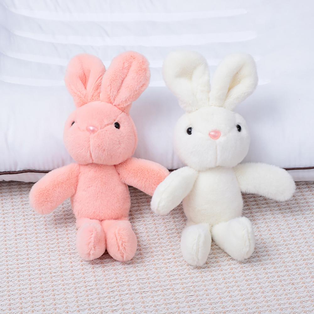 Timekey 25 cm Kelinci Lucu Mainan Mewah Boneka Lembut Bunny Doll Mainan Tidur Anak Perempuan Anak Bayi Plush Animal Mainan Ulang Tahun K7R1