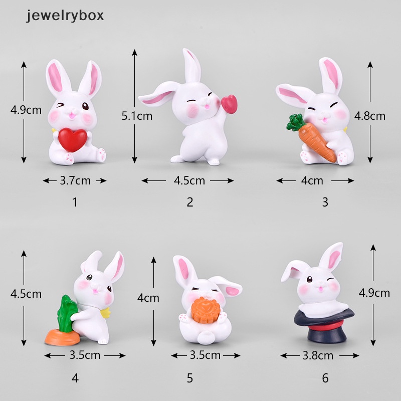 [jewelrybox] Patung Kelinci Mini Peri Hiasan Taman Dekorasi Pot Craft Aksesoris Rumah Boneka Butik