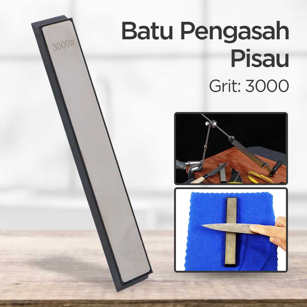 Batu Asah Pengasah Pisau Knife Sharpening Grit 3000