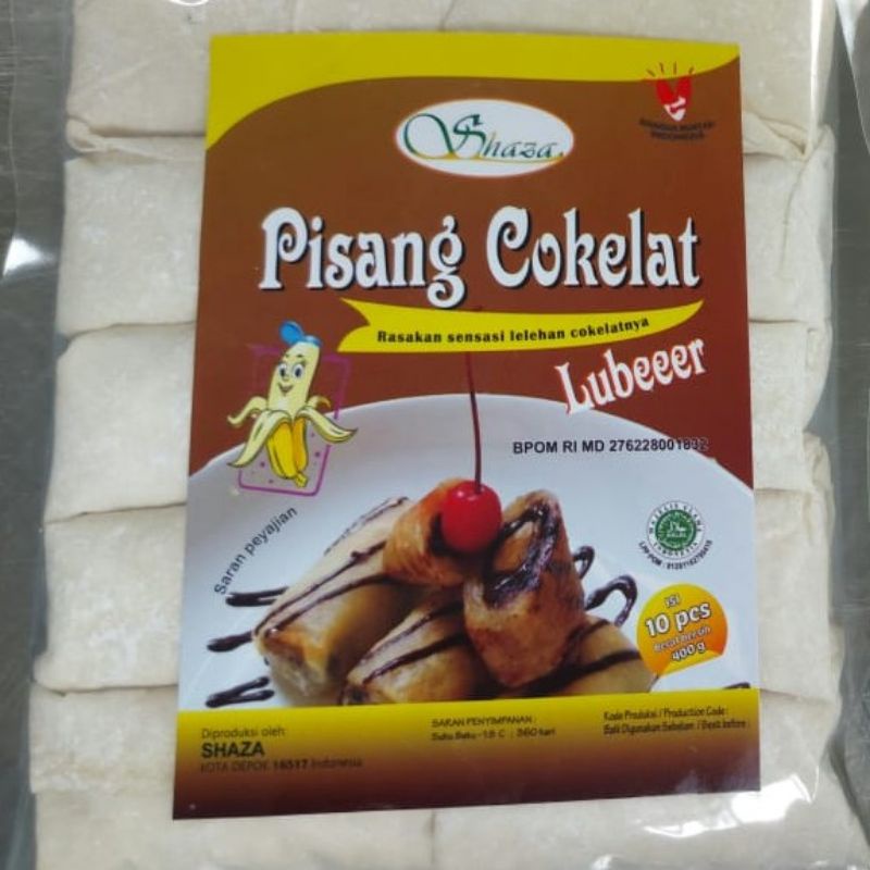 SHAZA Pisang Luber Cokelat Isi 10