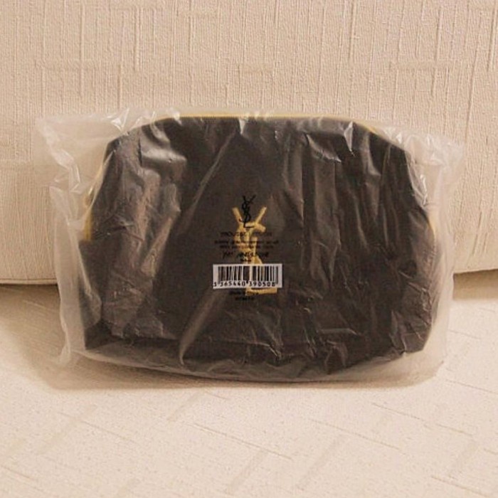 pouch makeup ysl yvest saint laurent beauty gift suede