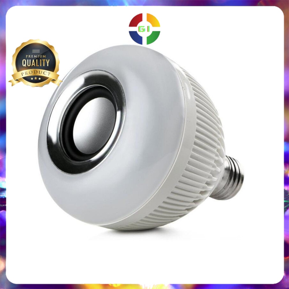 Bohlam LED RGB E27 6W with Bluetooth Speaker White